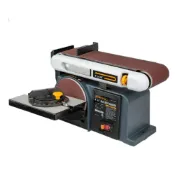 【得擘】 POWERTEC 砂帶機 桌上型  圓盤研磨  砂光機   環帶機 環布砂帶機 砂帶 木工教室 砂磨 生活科技