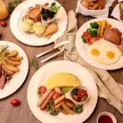 【台北維多麗亞酒店】LA FESTA★平日雙人莊園晨曦經典早午餐★主餐四選二(假日+100)
