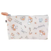 震撼日式精品百貨 【震撼精品百貨】My Melody_美樂蒂~日本Sanrio三麗鷗美樂蒂矽膠方形零錢包/化妝包(粉滿版款)*78182