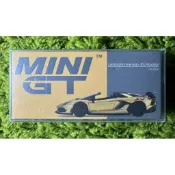 MINI GT #363 Lamborghini Aventador SVJ Roadster Oro Elios