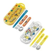 【百科良品】日本製 神偷奶爸 小小兵 環保筷子+湯匙+叉子三件餐具組 抗菌加工Ag+ 任選款(日本境內版)