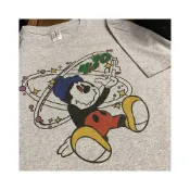 (店+)重磅270G 鼠年惡搞米奇 chill 420 太空神遊 短T
