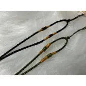 遇見~綠色項鍊繩 中國繩結 編號繩結 中國繩 中國結綁繩 項鍊繩 DIY綁繩 玉珠項鍊 玉珠繩