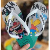 37/38出清價｜巴西｜男款Havaianas 辛普森家庭 夾腳拖 人字拖 哈瓦仕