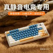 全球選品1館 生活百貨 夢族Z75電競遊戲筆電靜音鍵盤滑鼠套裝辦公電腦有線小