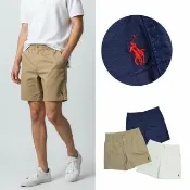 【RALPH LAUREN】男女皆可 小馬 休閒褲 Ralph Lauren 鬆緊褲 32腰內 青年版 短褲 polo(1621 HF3)