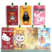 健健美專賣店💝日本 防電磁波貼片 防輻射貼片 Hello kitty 凱蒂貓 熊本熊  招財貓 日本電磁波貼