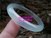 [精選]🔥天然水沫子玉手鐲A貨 圓條 新疆阿富汗白玉冰絲手鐲纏絲玉鐲