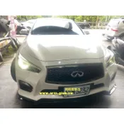 NISSAN INFINITI Q50 3.5 NEW STYLE ABS油電三件式前下巴空力套件2014-2016