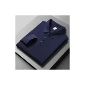 (店+)polo衫男上衣涼感衣吸濕排汗衣長袖運動上衣休閒大尺碼上衣薄冰絲長袖T恤男生登山透氣速乾衣服夏天寬鬆t恤男裝 上衣防皺商務襯衫中年爸爸冰涼POLO衫寬鬆彈力口袋涼感長袖