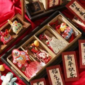 免運好物推薦❀新年古風新中式錦鯉成品掛飾春節小衆高級感室內裝飾門掛國風禮盒