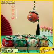 免運 25年新款掛飾香包香囊柿柿如意手工製作布藝艾草成品吊飾活動禮品