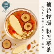 補益輕濕 粉光參 茶｜換季調整體質 涼補不燥｜美國花旗參 西洋蔘 粉光蔘【詠晴漢方】枸杞 紅棗 薏仁 西洋參｜漢方茶包