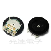 【光達電子】 齒輪電位器 B103 10K 單聯 撥盤電位器 16*2MM(盤厚度)