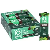 【iHerb】IQBAR, 植物蛋白質棒，巧克力薄荷碎，12 根，每根 1.6 盎司（45 克）