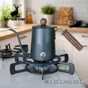 達益購 【日本鹿牌 CAPTAIN STAG】日製五徳鑄鐵瓦斯爐架(14cm) UF-0039 迷你補助爐架 露營 蜘蛛爐/卡式爐適用