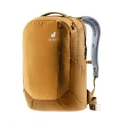 【deuter】可調式 Giga 28L 減震透氣電腦夾層後背包(可放15吋筆電)/ 3812321 棕黃
