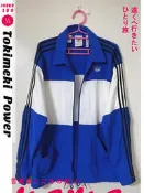 adidas 男款 拼接運動 外套 出清（藍白色系）