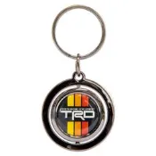 (I LOVE樂多) 日本進口 TOYOTA RACING DEVELOPMENT Stripe Spinner Key