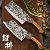 龍泉菜刀 純手工鍛打斬切刀 廚房刀 菜刀王 不鏽鋼菜刀 造型菜刀 剁刀 剔骨刀 龍泉刀 菜刀組 鋒利 廚房菜刀