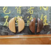 【宜福緣】台檜、紫檀『1寸5 迷你聖杯、迷你聖筊』 長約4.5cm*寬約1.9cm吉祥紅聖杯擲杯博杯聖杯想杯