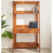 【Mahogany 瑪荷尼家具】免組裝 90X50X165 晨光90書桌架MYR-C  全原木桃花心木 (書桌、工作桌)