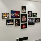 全球選品1館 生活百貨 科比喬丹海報NBA球星飯店酒吧餐廳裝飾籃球庫裡宿舍貼相框照片牆
