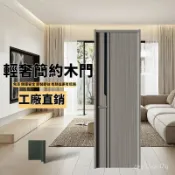 客製尺寸 輕奢碳晶門免漆門實木複閤門門房間門套裝門客廳隔音門全套一整套 25WE