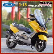 ♞,♘WELLY威利1:18山叶 Yamaha 2001款山叶 YamahaXP500 TMAX仿真合金摩托车模型