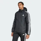 【adidas 愛迪達】ESSENTIALS 3-STRIPES 連帽外套 男 JD1032
