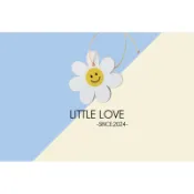 ［Little love ］微笑小花吊牌、禮物吊卡、卡片信封吊牌