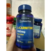 Puritan's Pride 🇺🇸普麗普萊💜L-Carnitine 500 MG 左旋肉鹼（60 錠）游離型