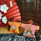 🔥免費開光🔥香火袋 媽祖小神衣吊飾 台灣香囊香包 平安織繡工藝品 可加 LOGO 祈福開光 招財生意 偏財擋小人 台灣熱