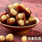 手工椰棗夏威夷豆大包裝500公克【每日優果】