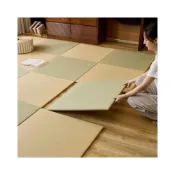(店+)藺草榻榻米/藺草坐墊/藺草坐墊涼席/草地墊/草蓆地毯/ 無邊日式榻榻米墊子定製天然蔺草薄地墊榻榻米涼席打地鋪專用定做