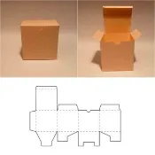 經典盒子模板，簡單盒子，方盒子，立方體盒子，儲物盒，Cricut