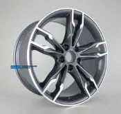 【小茵輪胎舘】類BMW M power 新款G30 M550 樣式 18吋 5X120 前後配 灰底車面/黑底車面 兩色