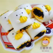 美姬饅頭 萬聖節鮮乳造型銀絲卷 一盒六入