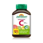 【Jamieson 健美生】短效即期良品 維生素C咀嚼錠-綜合柑橘風味一入120錠(促進膠原蛋白形成)