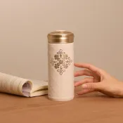 【HOTAI購】【乾唐軒】福來運轉隨身杯 / 牙白/大 / 雙層