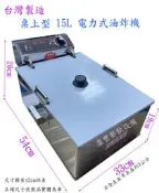 滙豐餐飲設備～全新～台灣製造～桌上型高功率大容量電力式油炸機/雞排油炸機/早餐店油炸機/食材油炸機/另有其它規格油炸機