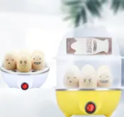 成名在望 煮蛋機 110v煮蛋機 雙層煮蛋器 蒸蛋器 多功能小型煮雞蛋羹機迷你家用 /自由空間可煮1-14個蛋