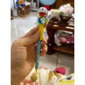 日本 哆啦A夢 小叮噹 扇子 新年造型信封 哆啦A夢 立體公仔手可動自動筆 吃銅鑼燒喝茶 生日卡片