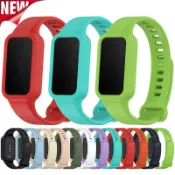 XIAOMI MI XIAOMI REDMI 矽膠錶帶兼容小米手環 9 active 適用於紅米手環 3 可更換手環適用