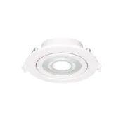 (店+)【DanceLight 舞光】9.5CM LED浩克崁燈8W 8瓦 燈體可調角度 窄角投光 投射型崁燈 時尚白 (白光 自然光 黃光)