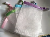 吸盤皂袋，肥皂起泡袋，裸裝沒有外包裝袋