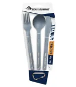 【【蘋果戶外】】Sea to summit ACUTTSET3 『鈦合金三合一組』鈦合金刀、叉、湯匙組 Titanium Cutlery Set 3pcs STSACUTTSET3