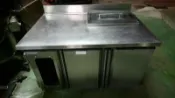 2二手4尺白鐵沙拉吧工作臺冰箱/臥式沙拉吧工作台冰櫃電220V尺寸80*120*H80