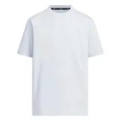 【adidas 愛迪達】短袖上衣 童裝 大童 男女童 K BL TEE SS 水晶藍 KF9042