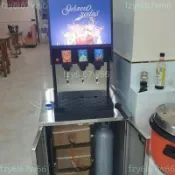 單雙門現調飲料機底櫃百事可樂加厚定製機不鏽鋼櫃子糖漿內置商用詢問運費~